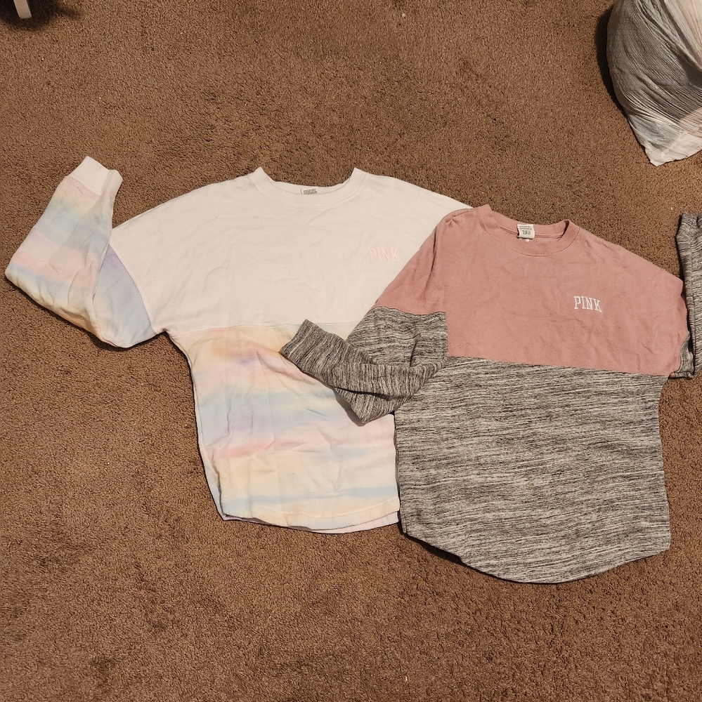 Bundle of womens PINK VS sweaters